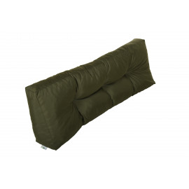 Palettenkissen Outdoor Farbe: FX09 Olive, Größe: 120 x 40 x 10/20 cm Keilkissen