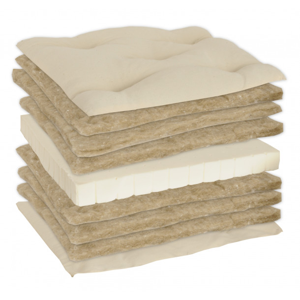 Latex & Hanf Futon Matratze Vitaline Modell 16