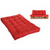 Palettenkissen Outdoor Farbe: FX13 Rot, Größe: 120 x 80 x 15 cm Sitzauflage